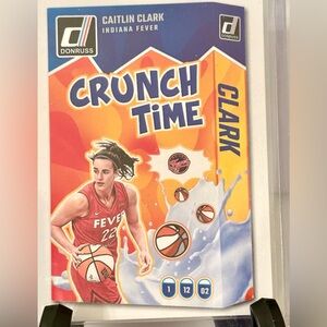 Caitlin Clark Basketball Card Crunch Time   No   5 Indiana Fever WNBA